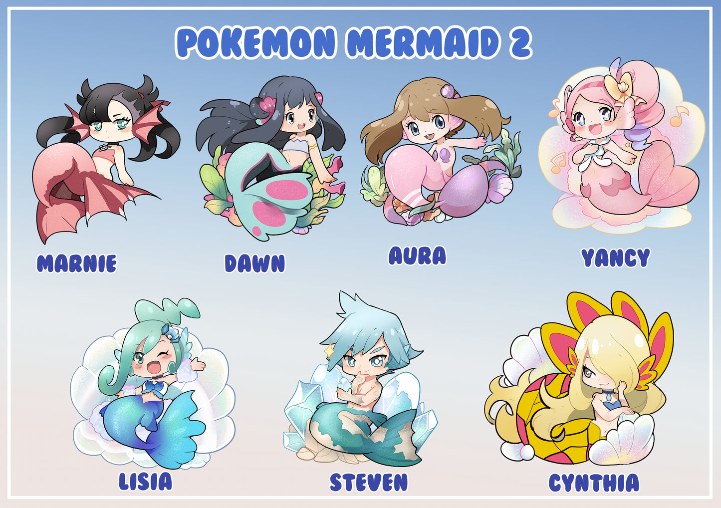 Pokemon Trainer Mermaid