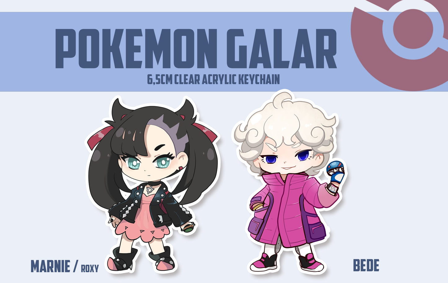 Pokemon Garlar Keychains -Grade C