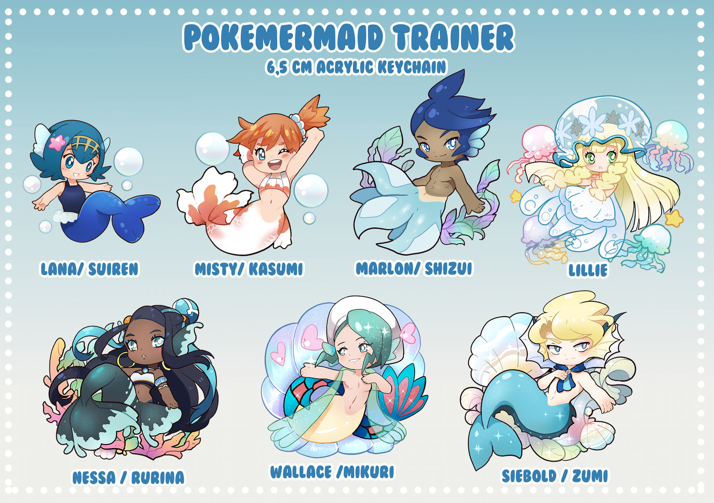 Pokemon Trainer Mermaid