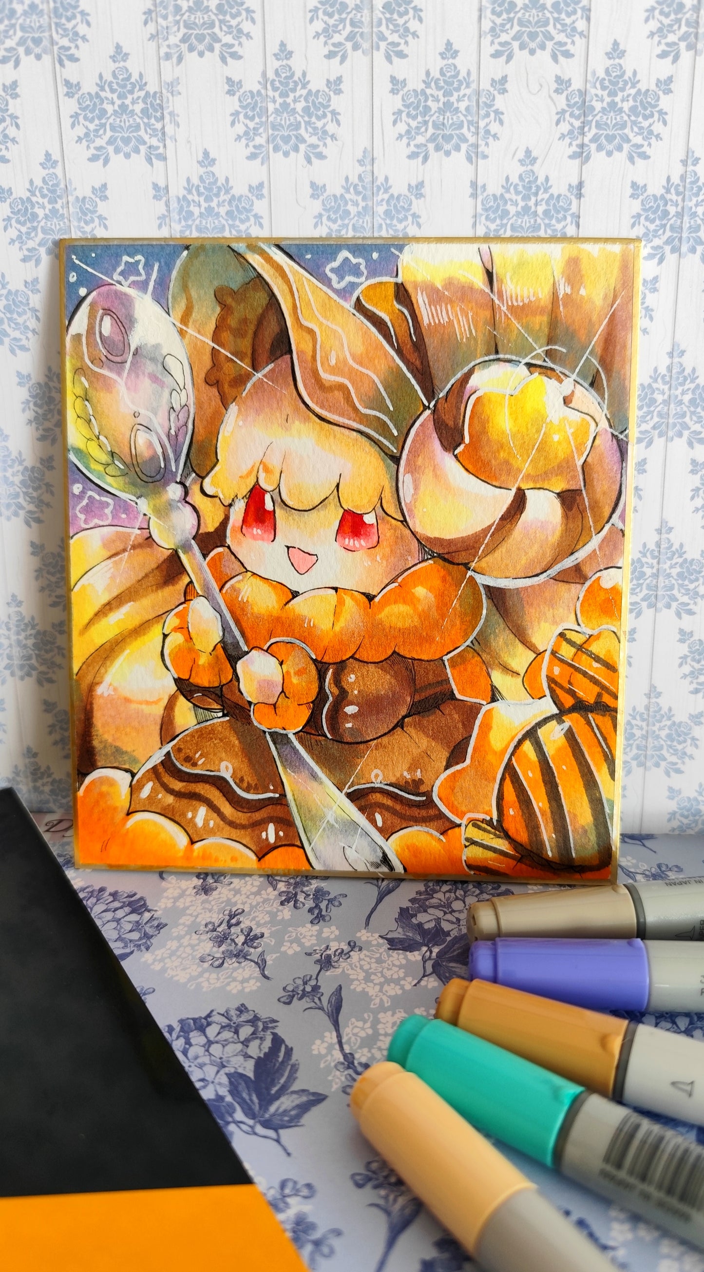 Pokewitches original shikishi
