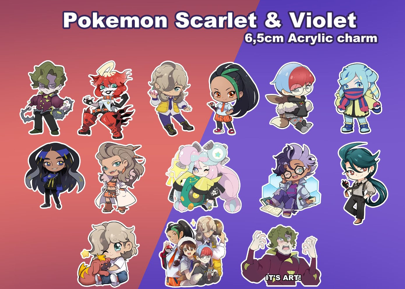 Pokemon Scarlet and Violet -characters