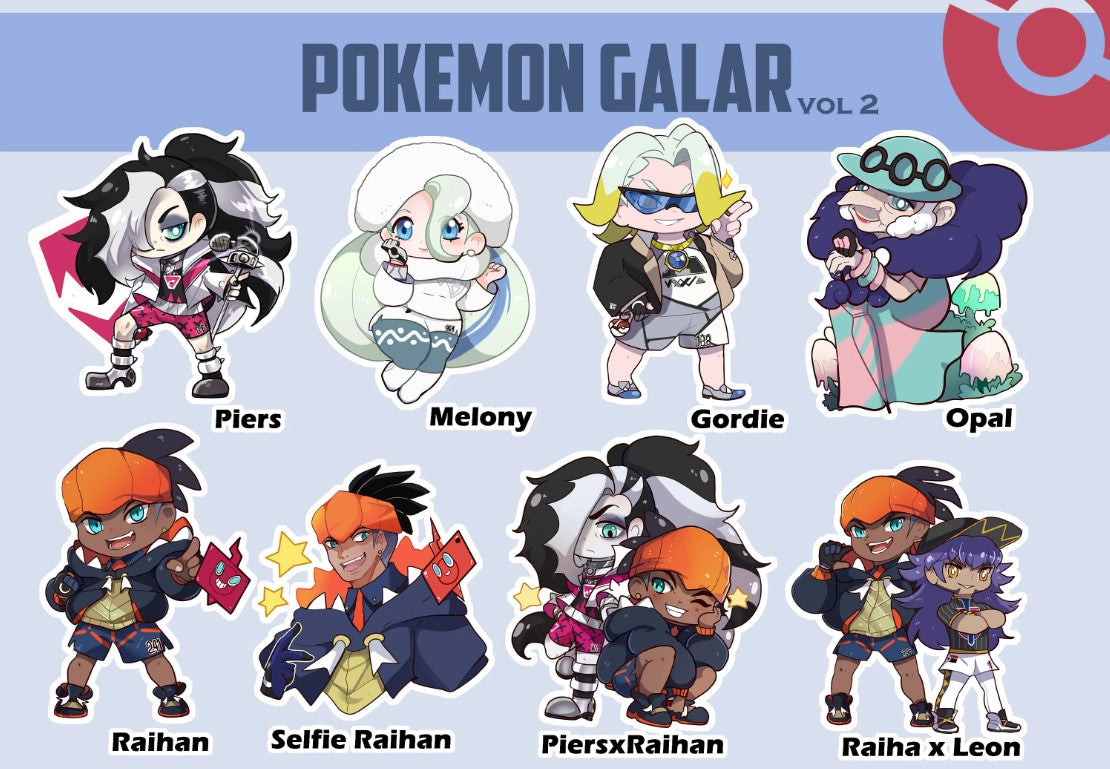 Pokemon Garlar Keychains -Grade C
