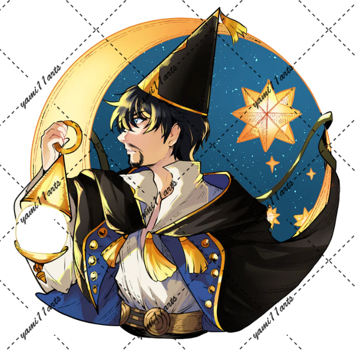 witch hat atelier- Olruggio Qifrey light keychain [preorder]