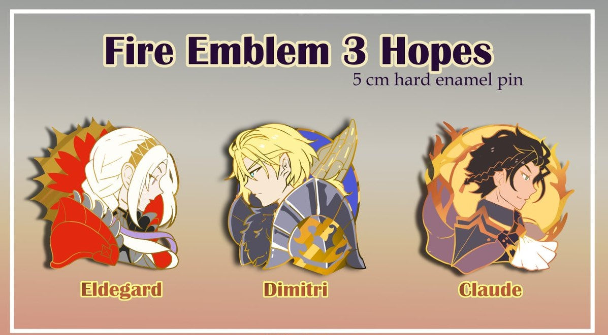 Fire emblem 3 hopes Enamel pin[preorder]