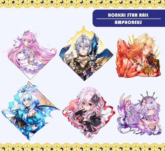 HSR- Amphoreus Keychain set