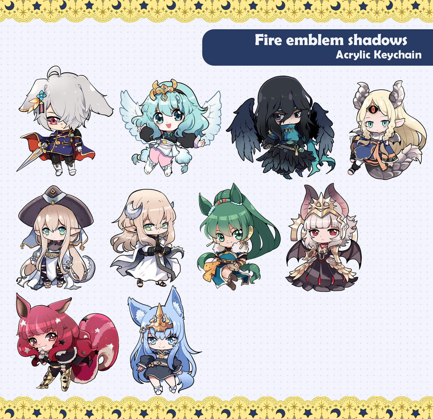 Fire emblem Shadows- Acrylic keychain [Preorder]